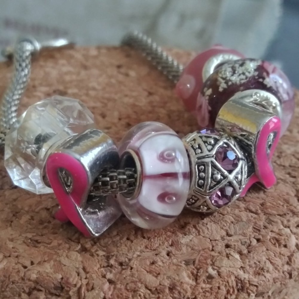 Breast Cancer Awareness Bracelet (NWOT)